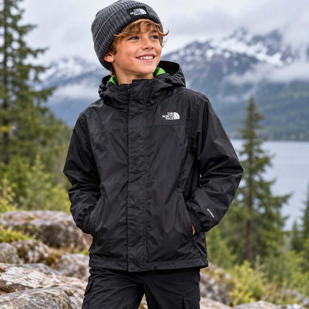 The North Face Hyvent Jacket Youth XL Rainy Days Waterproof Nature Adventure